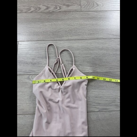 Nookie Spaghetti Straps Bodycon Knee Length Club Dress Cream - Picture 9 of 10